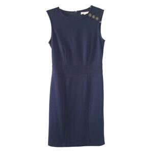 Banana Republic Sheath Dress Size 0 Sleeveless Black Jackie O Style Career Dress